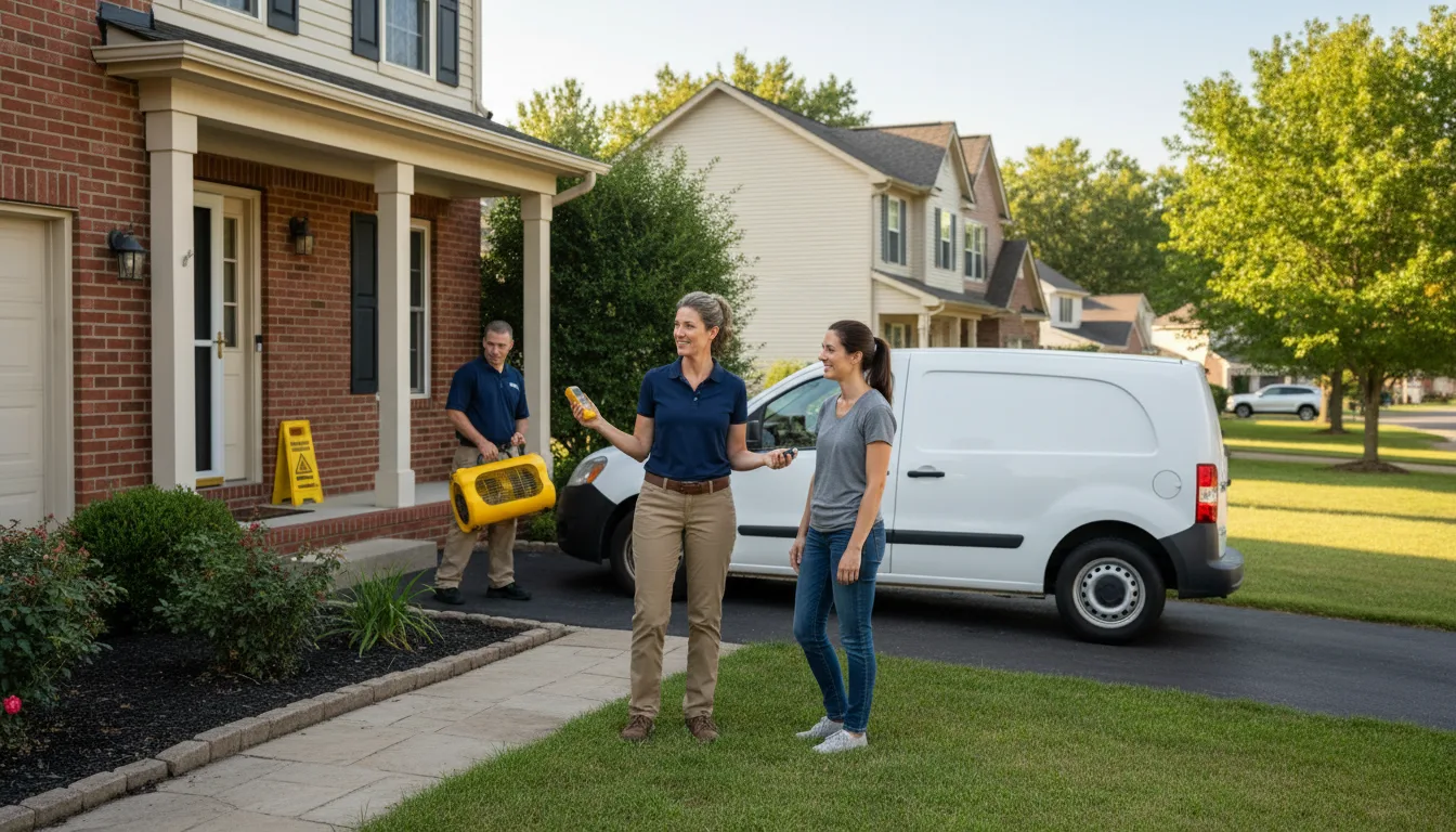 Water restoration image for Water Damage & Restoration Services in Thompson, CT